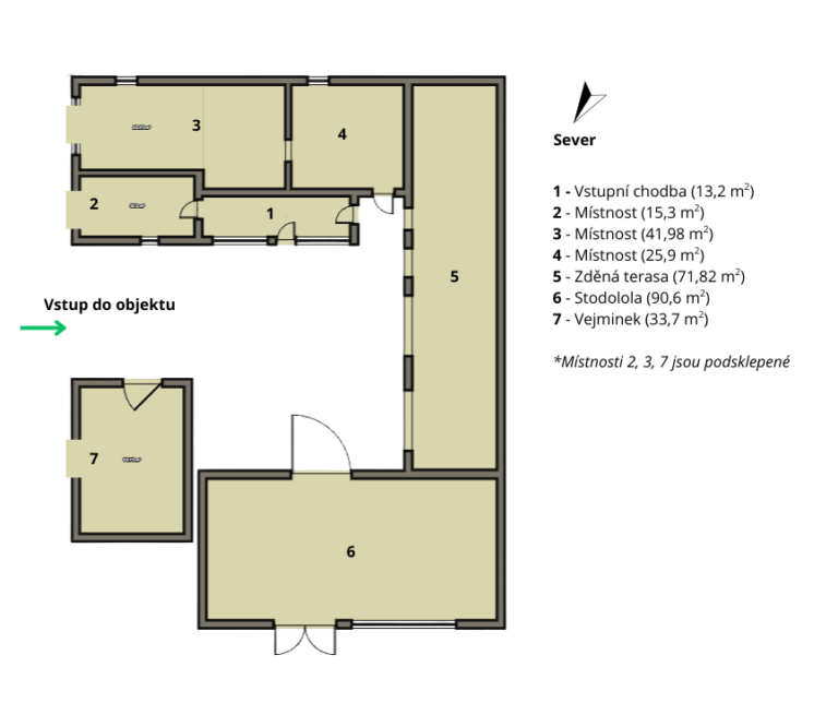 půdorys kostelní myslová